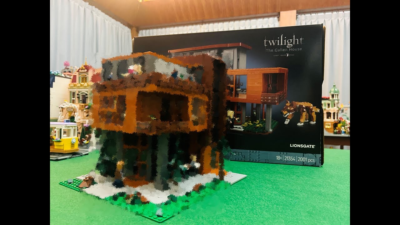 Кафе «Сумерки» — Наслаждайтесь кофе до рассвета (LEGO MOC)