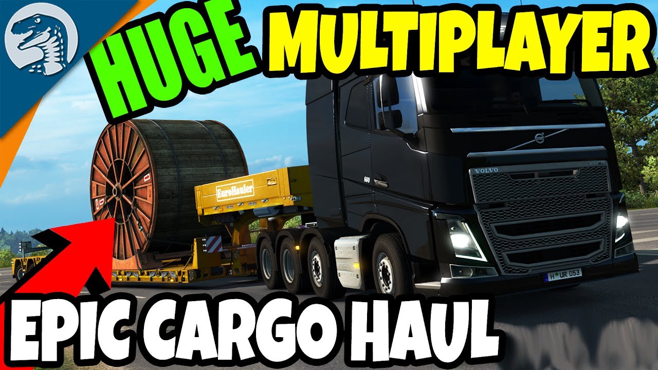 BIG CONVOY, HUGE CARGO, LONG HAUL TRUCKING | Euro Truck Simulator 2 Multiplayer Gameplay
