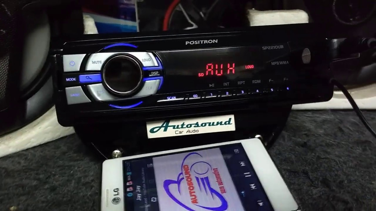 #Pósitron SP2210UB c/ #Bluetooth na entrada auxiliar e Usb Teste Som Automotivo