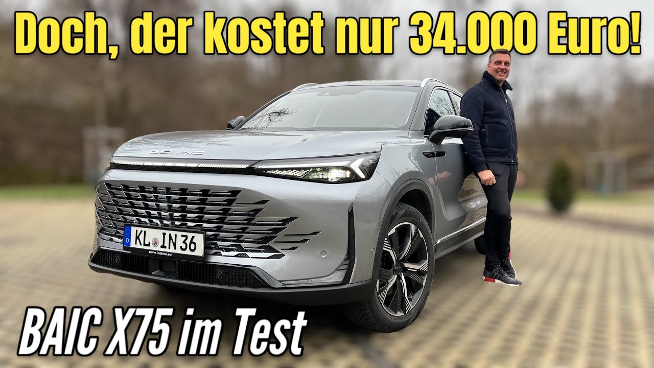 BAIC Beijing X75: Nur 33.995 Euro f&uuml;r ein Luxus-SUV im Format von Skoda Kodiaq und Co. | Test | 2024