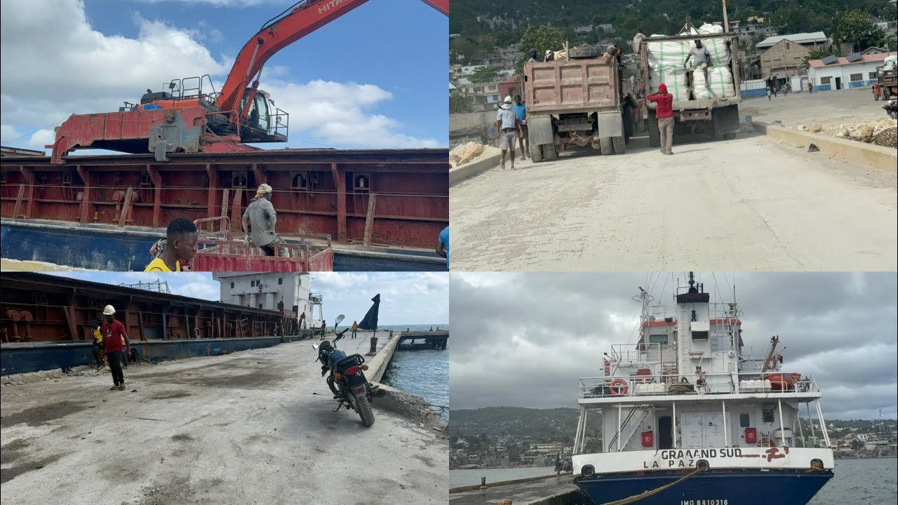 Yon gwo bato pote anviron 50 mil palèt siman Jeremi semen lan aprè lòt bato a te echwe semen pase a.