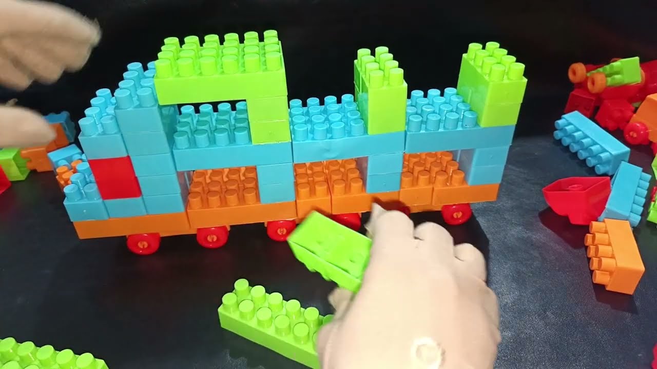 Satisfying DIY bus/ building blocks / block game / lego building blocks MAIMUNA BOLOKS /