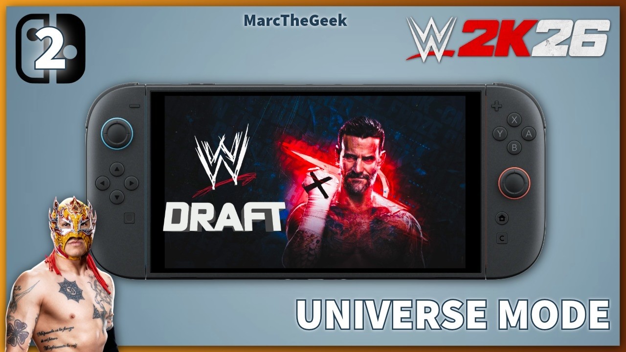 Видео игрового процесса режима Universe в WWE 2K26 на Nintendo Switch 2.