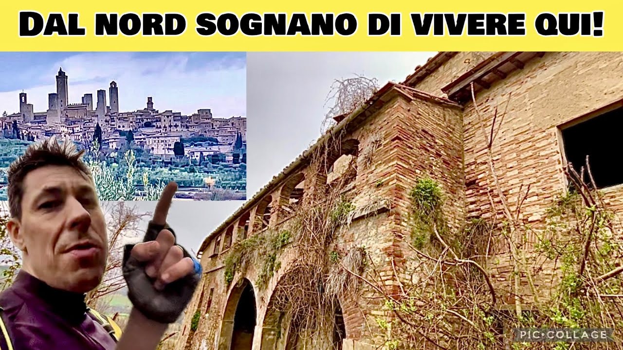 Ristrutturare un rudere e vivere nella meraviglia di San Gimignano è il sogno dei nord europei!