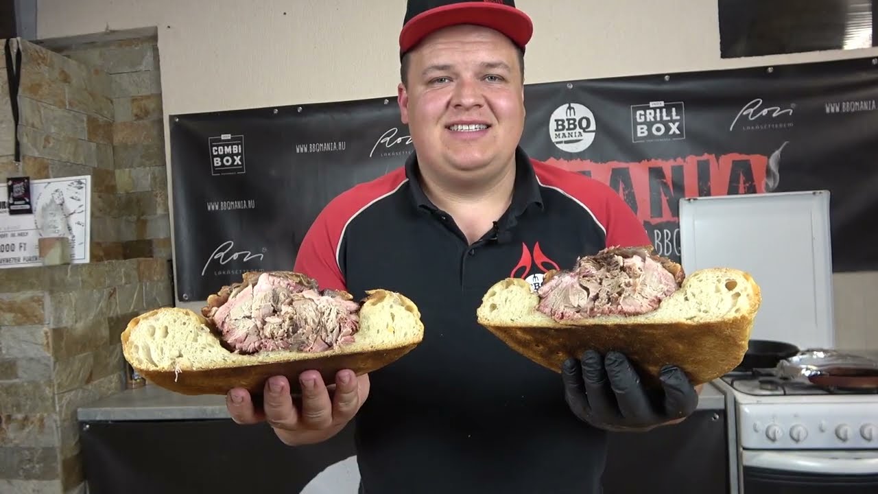 Cipóban sült csülök BBQ Mania Compactban
