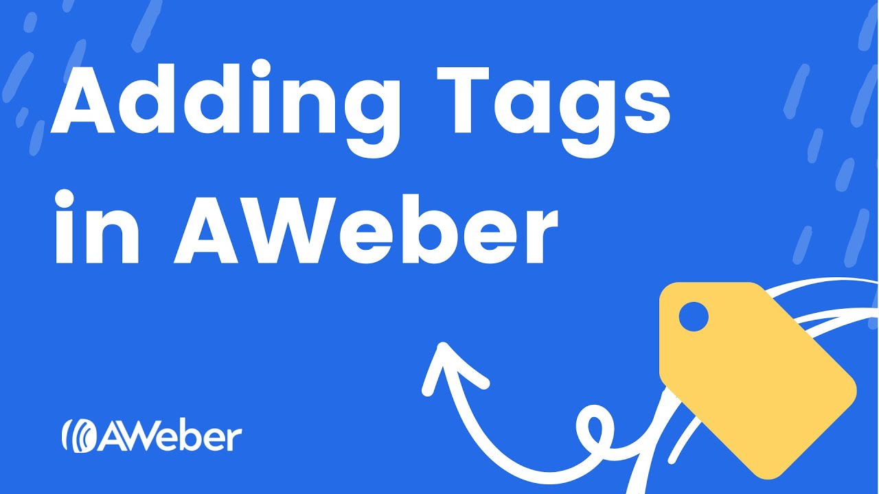 Как добавлять теги с помощью AWeber
