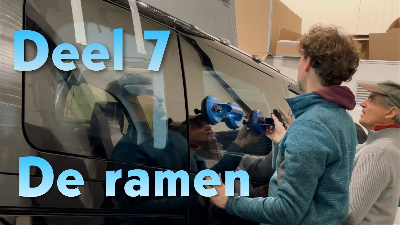 Het plaatsen van ramen in mijn zelfbouw camper | Deel 7 Toyota proace ombouw