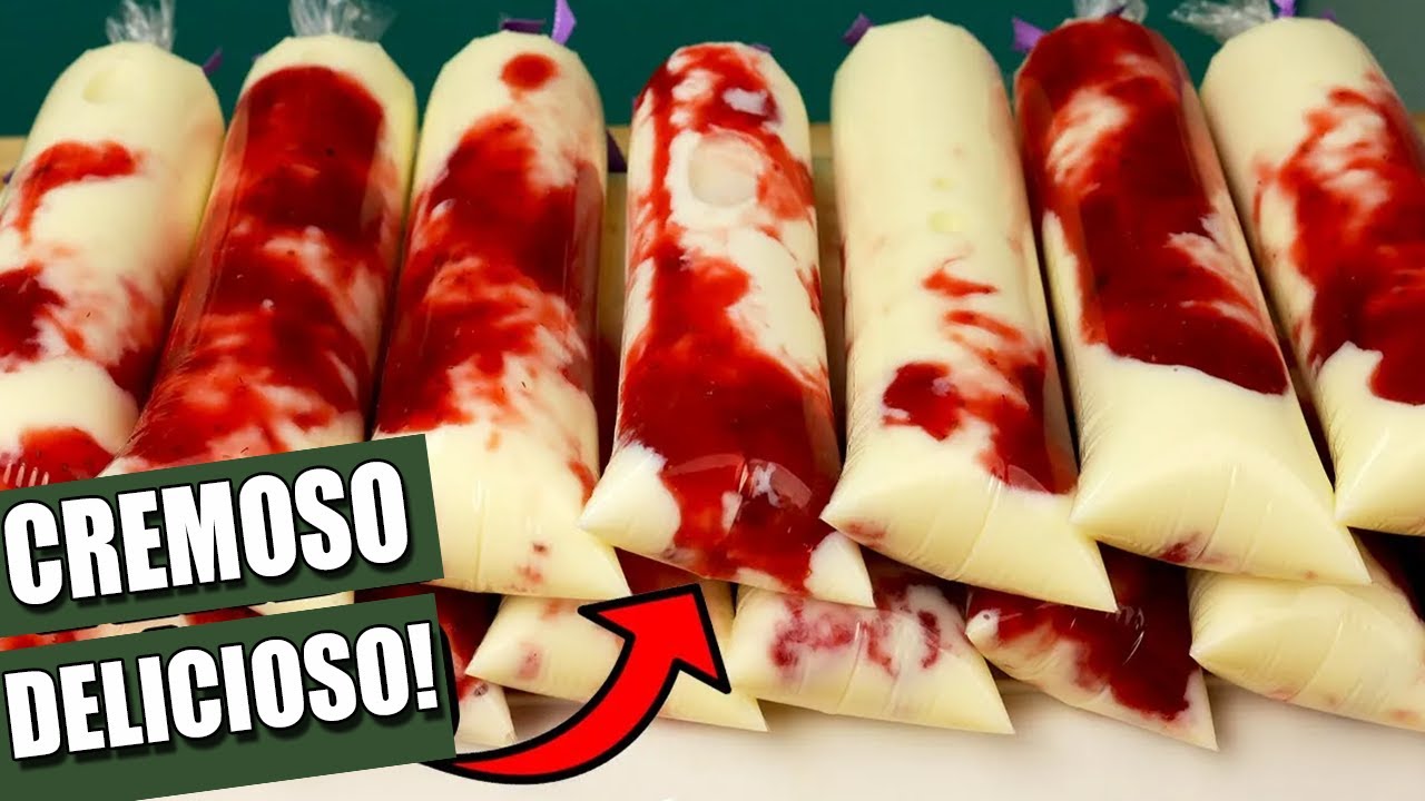 GELADINHO GOURMET NINHO COM MORANGO CREMOSO !
