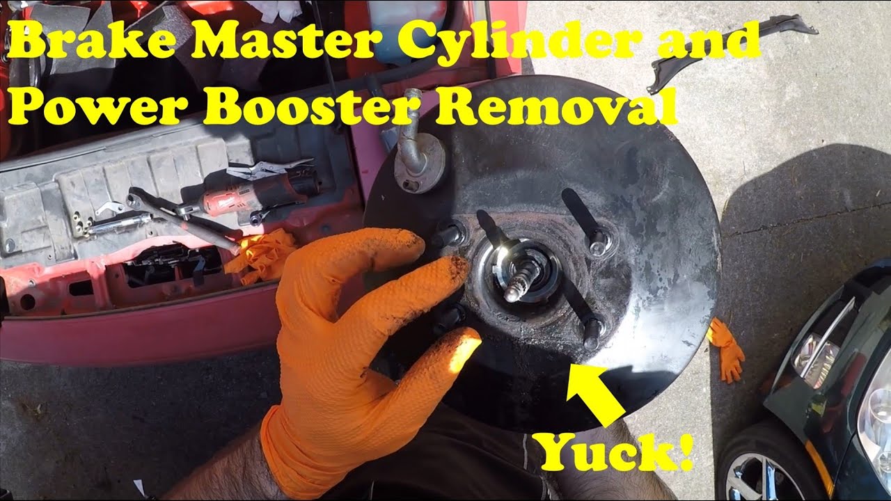 AW11 MR2 Brake Master Cylinder and Power Booster Removal