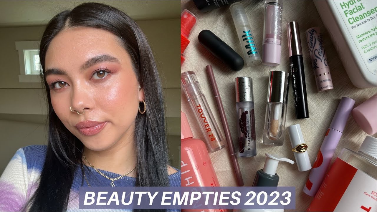Beauty Empties 2023 | Skincare + Makeup Would I repurchase or recommend??