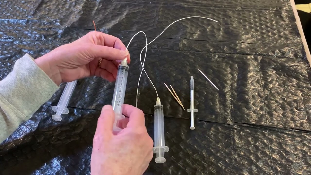 Tube feeding orphaned baby opossums.  Discussion of proper sized tubes to safely use.