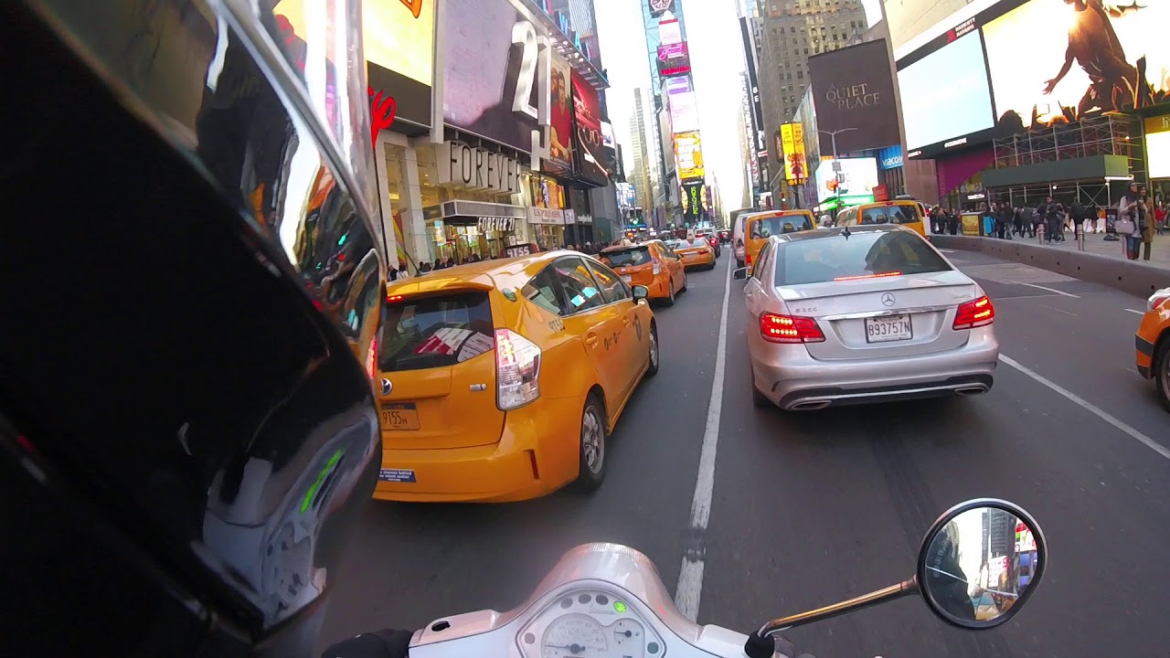 Skateboarding in Times Square 1/3