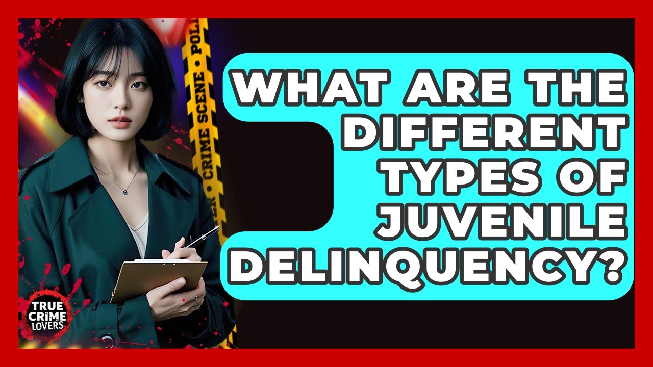 What Are The Different Types Of Juvenile Delinquency? - True Crime Lovers