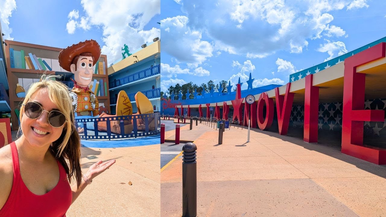 All Star Movie Resort Walking Tour at Walt Disney World 2025!