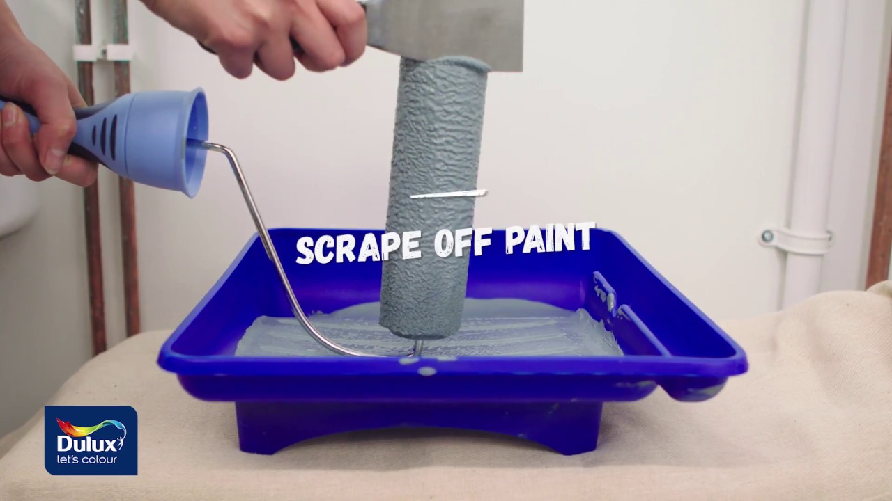 How to Clean Your Paint Roller - Dulux