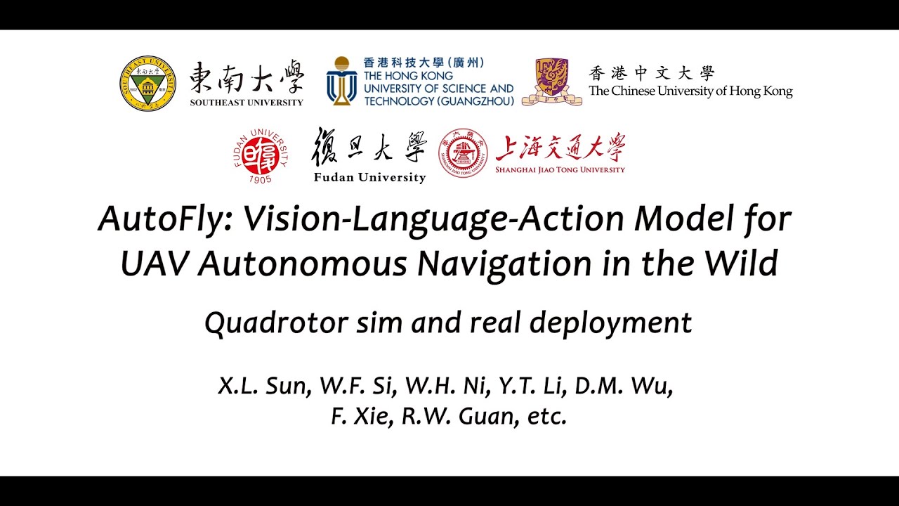 ICLR2026: AutoFly: Vision-Language-Action Model for UAV Autonomous Navigation in the Wild