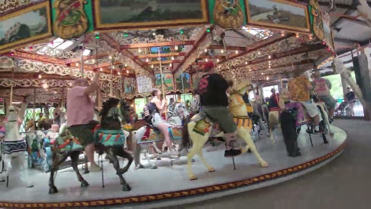 Knoebel's 1913 Kremer Carousel with 1888 Frati Band Organ June 21 2025
