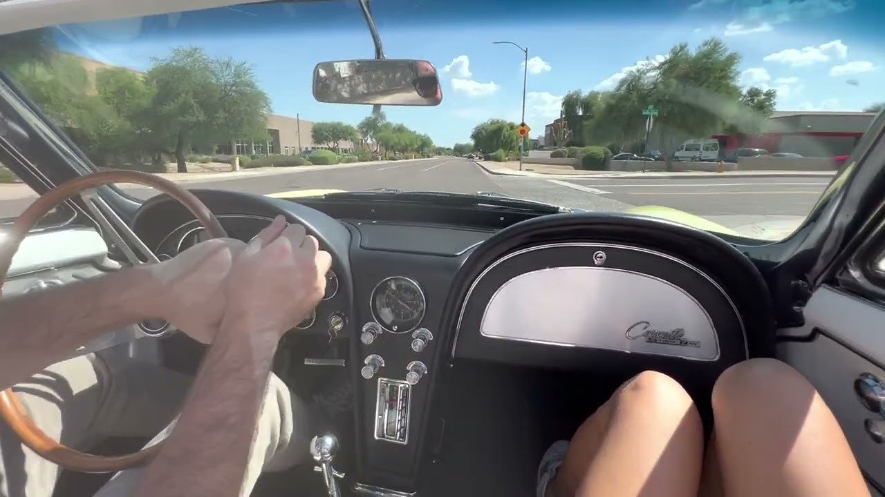 Driving Video 1965 Chevrolet Corvette Convertible L79 327ci 350hp #s Match Cascio Motors