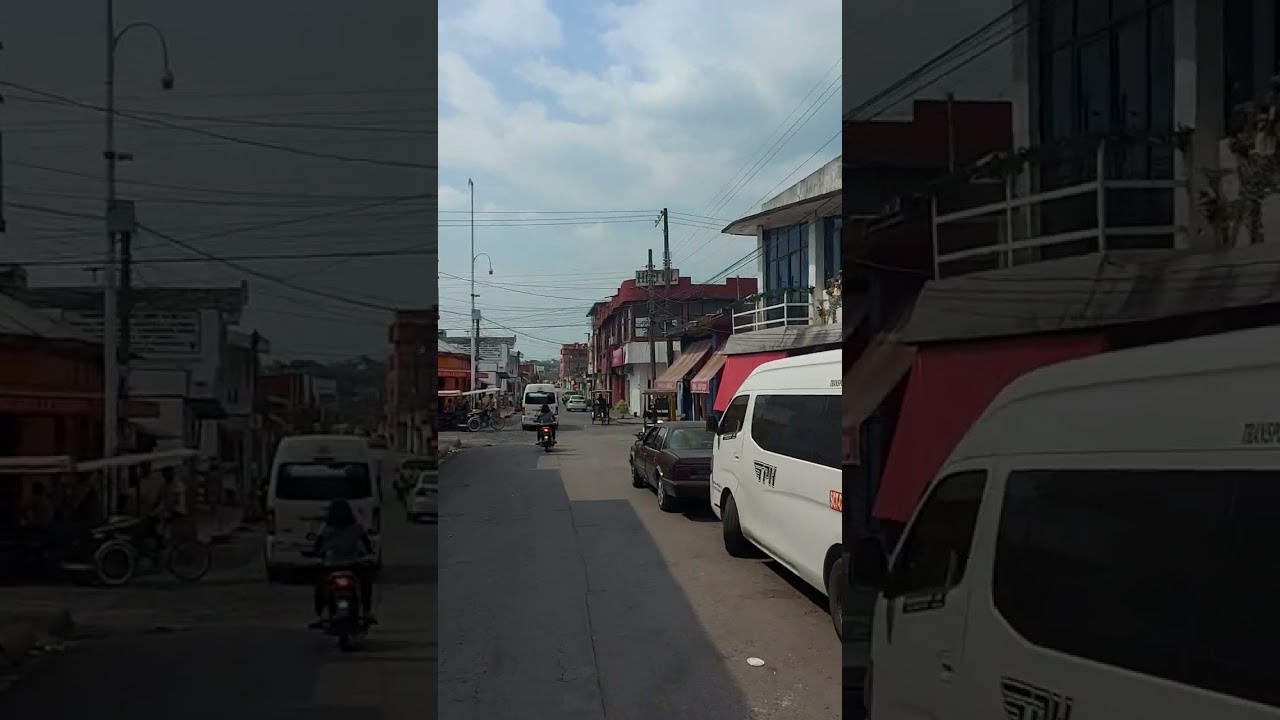 calles de Huixtla Chiapas febrero 2024