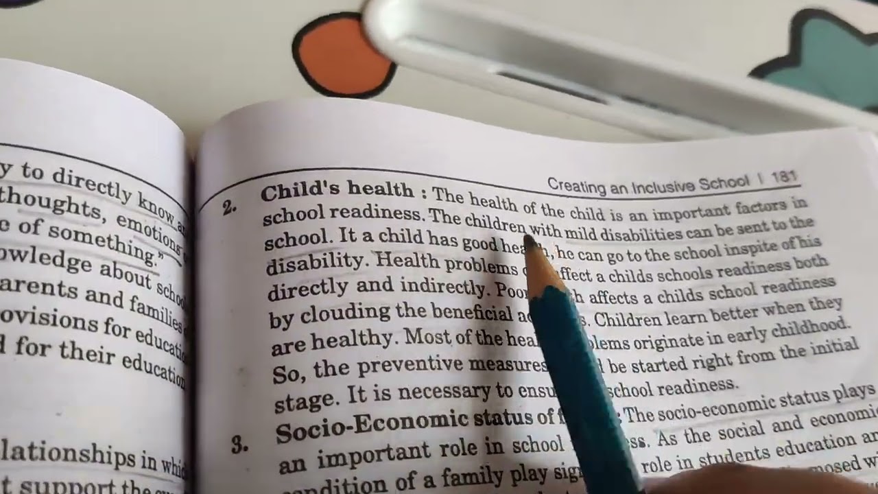 School awareness and School readiness b. ed 2nd year