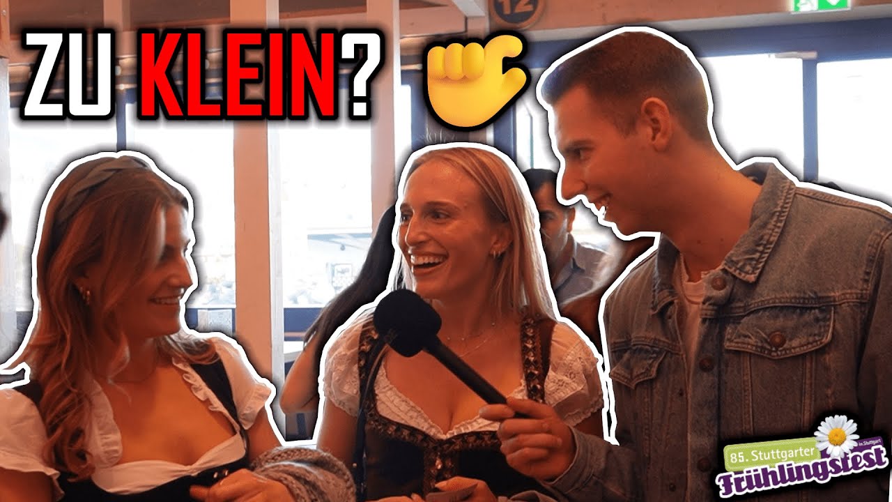 Wie WICHTIG ist die Größe bei Männern? | Straßenumfrage Stuttgarter Frühlingsfest