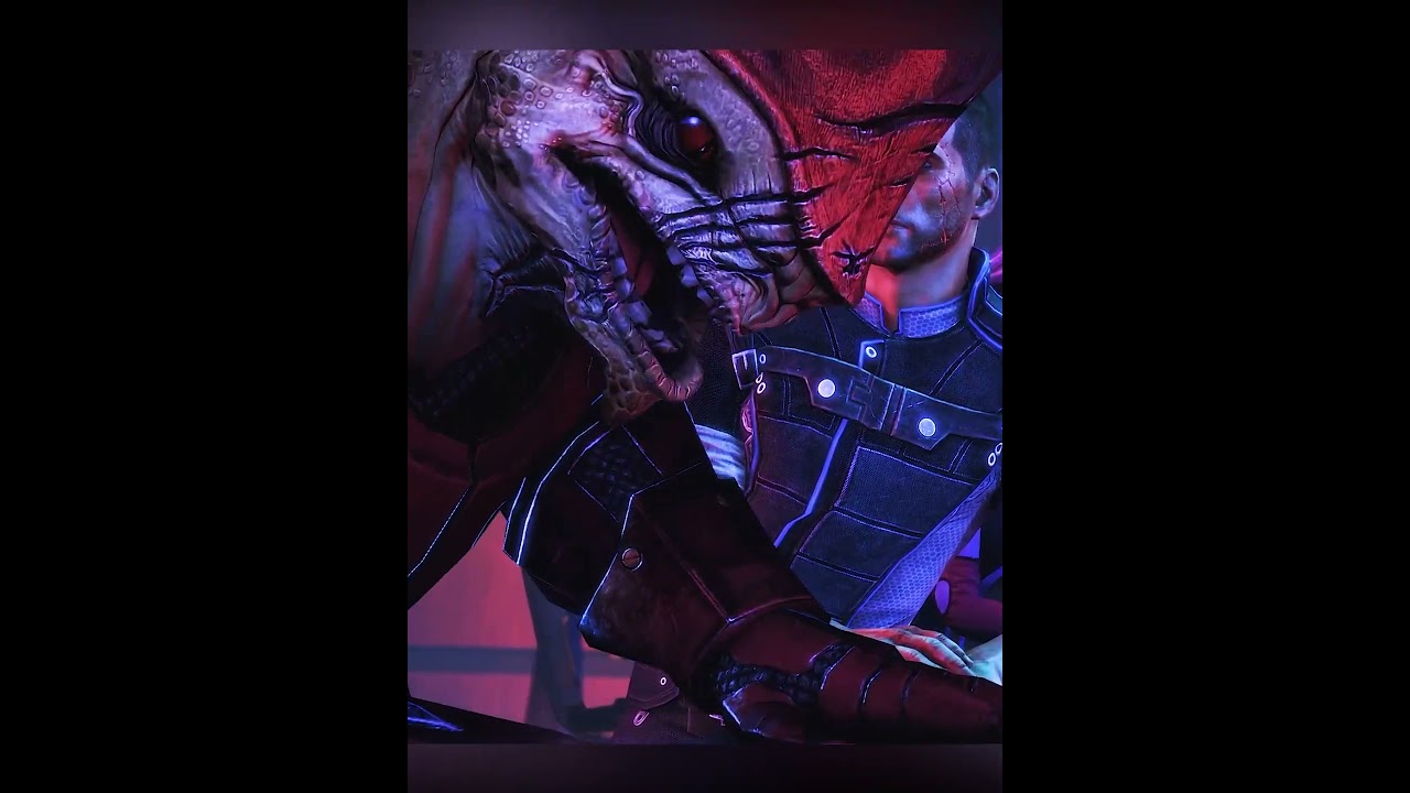 Дядя Урднот Рекс наконец встречает своего «равного» соперника #masseffect #masseffect3 #bioware
