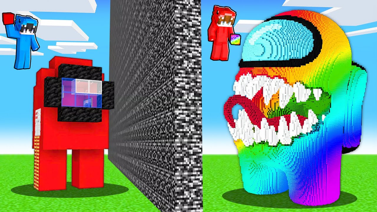 Hice Trampas con CONSTRUCCIONES GIGANTES en Reto de Construcci&oacute;n en Minecraft!