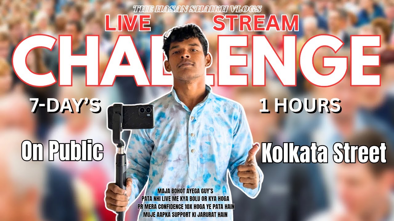 Day 4 1 Hour Live streamin Challenge  The Hasan Shaikh Vlogs #shorts