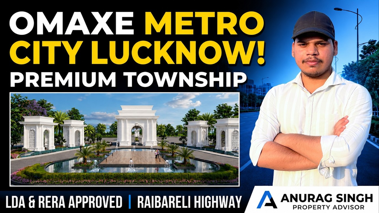Omaxe metro city lucknow Premium Residential Plots Gated Pockets Commercial Shops Best Investment .