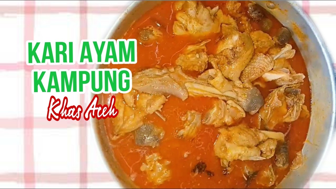 Masak kari ayam kampung