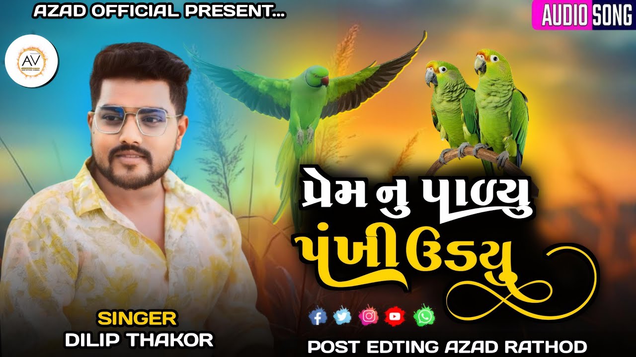 પ્રેમ નુ પાળ્યુ પંખી ઉડ્યુ  || Dilip Thakor || Gujarati Instagram  training song