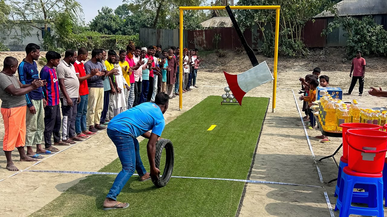 আজব দানবাকার কুড়ালের বাঁধা ডিঙানোর মজার খেলা!