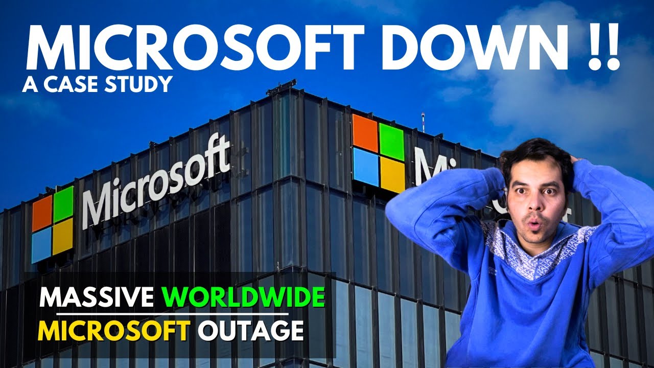 Microsoft DOWN! 💥 Chaos Erupts as Global Services Crash 📉 Impact, and How to Prepare | cyber kaksha