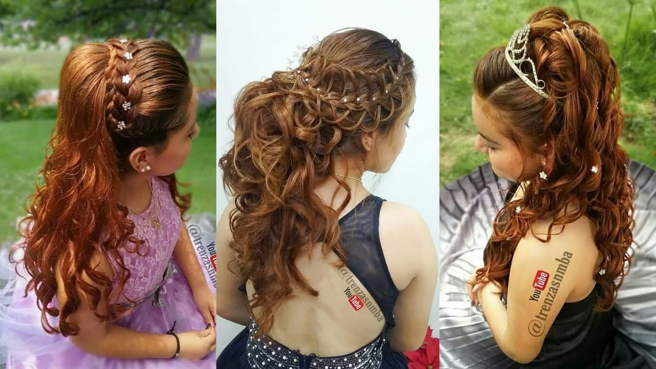 3 INCREÍBLES PEINADOS  ELEGANTES RECOGIDOS ALTOS FÁCILES |NOVIA XV 15 AÑOS COMUNION | TRENZAS NMBA