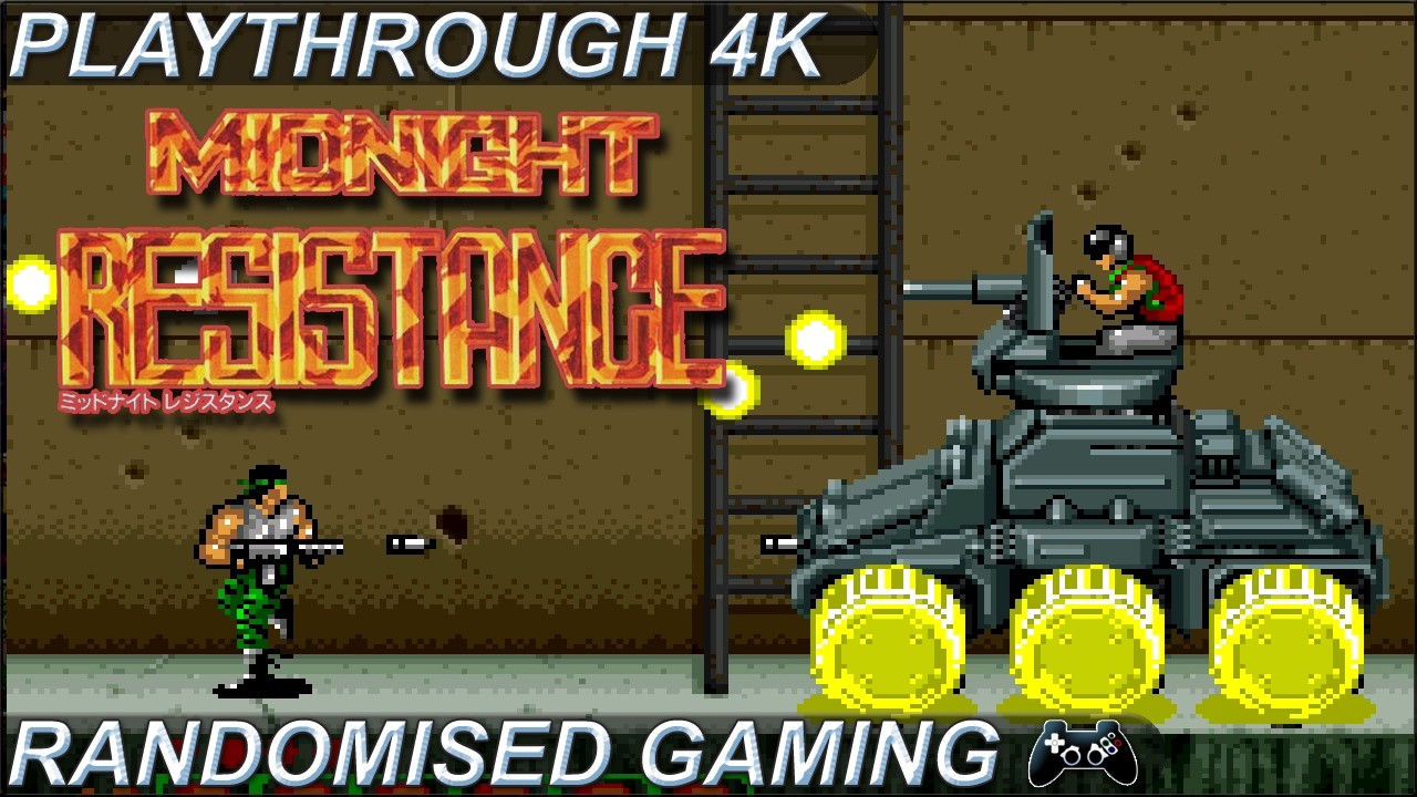 Midnight Resistance Arcade Playthrough & Intro, Evercade Version Capture