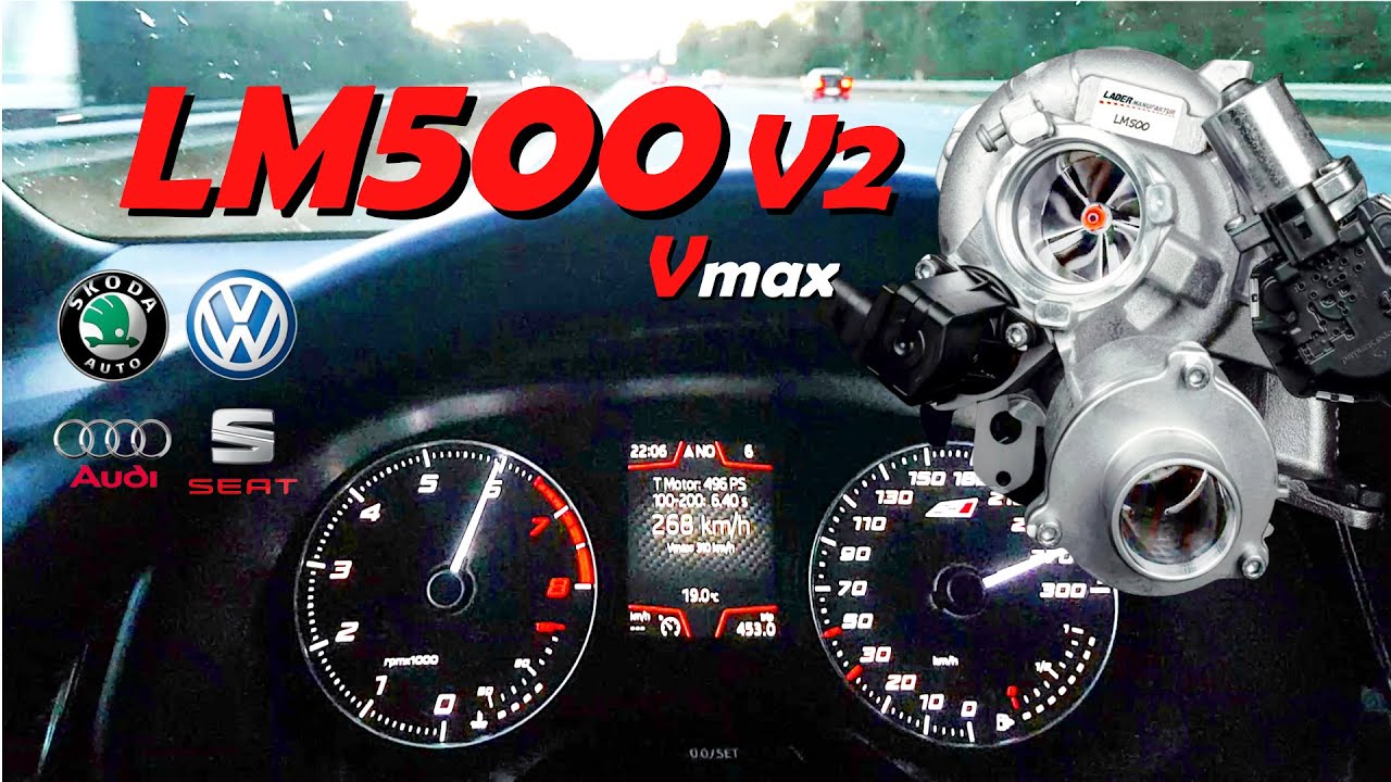 LM500 V2 496 PS Turbo Upgrade by Ladermanufaktur | 100-300 Vmax Seat Leon 5F MK3 CUPRA