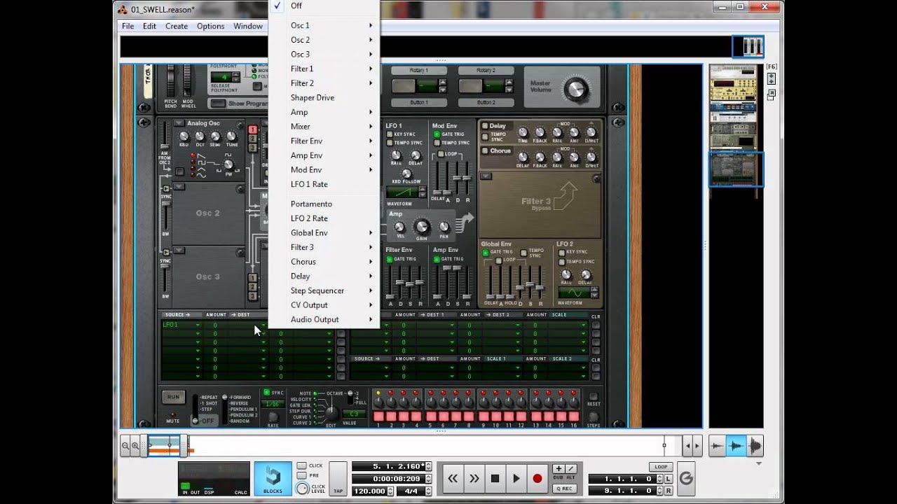 Creating Sweeps & Swells with Reason's Thor Synth [Tutorial]