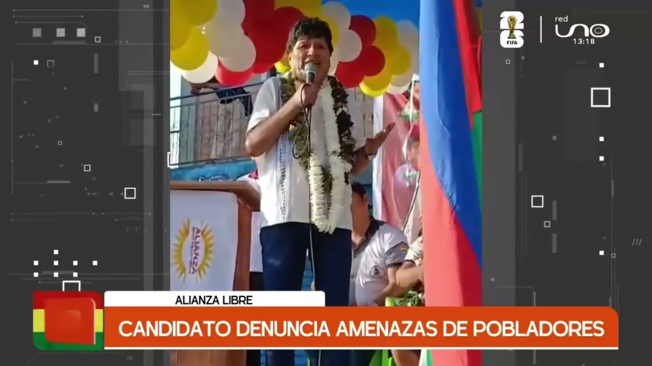 candidato denuncia amenazas de pobladores