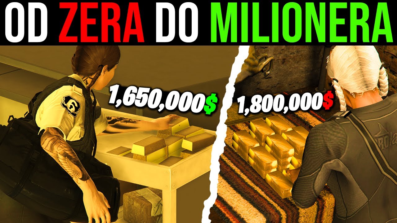 RÓB TE 2 RZECZY I JUŻ NIGDY NIE BĘDZIESZ NARZEKAŁ na BRAK HAJSU - od ZERA do MILIONERA | GTA ONLINE