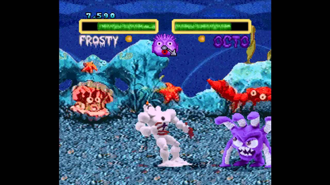 ClayFighter 2: Judgment Clay ... (SNES) 60fps Gameplay