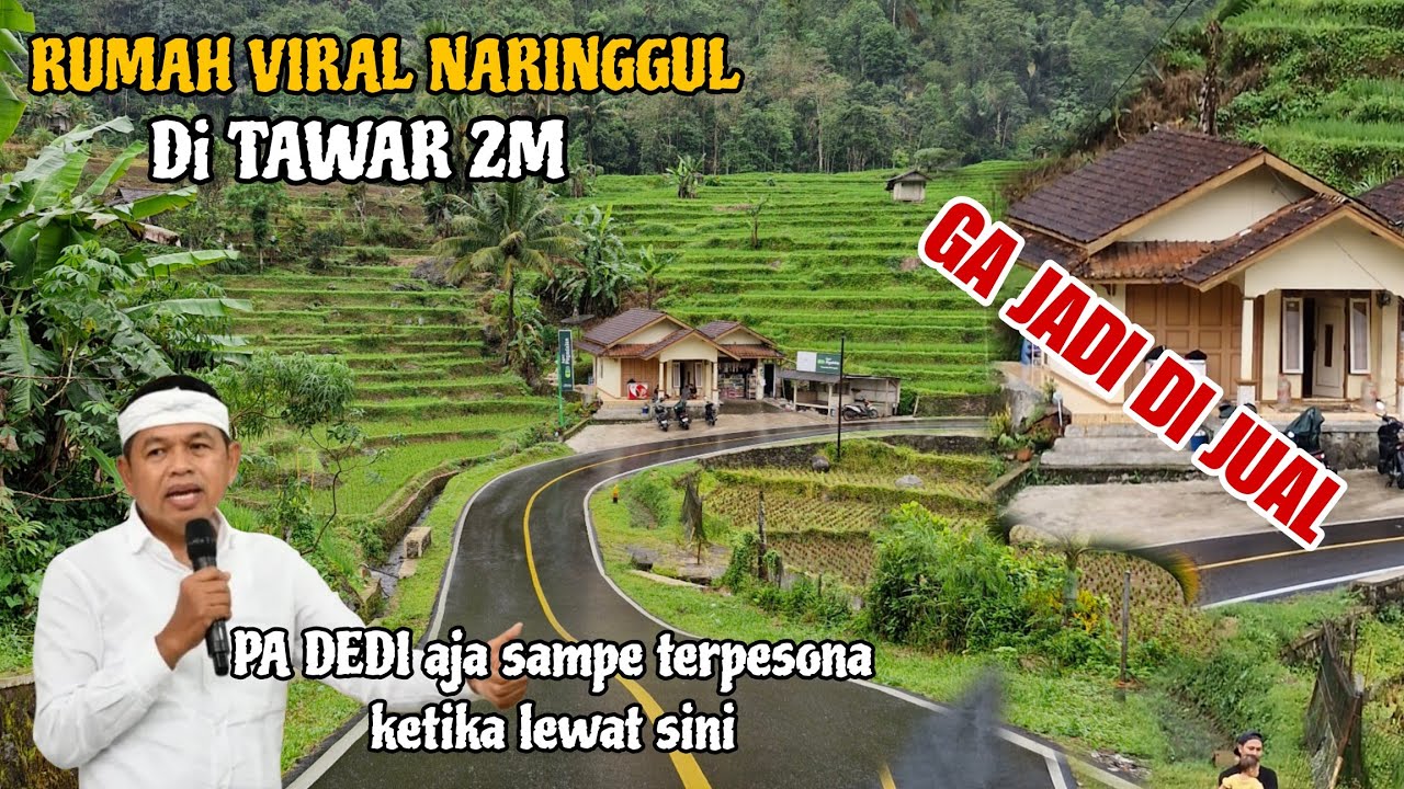Rumah viral Naringgul di tawar 2M,ga jadi dijual