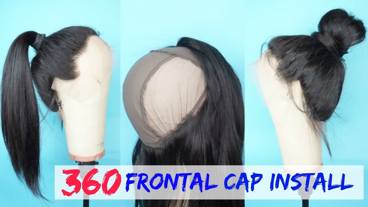 HOW TO MAKE A 360 FRONTAL WITH CAP WIG | SUPER EASY & FAST 360 LACE WIG TUTORIAL | FT AMOUR WIGS