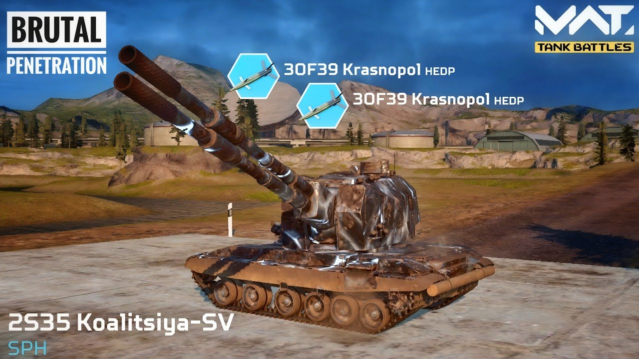 2С35 &laquo;Коалиция-СВ&raquo;🇷🇺 &mdash; самая передовая и смертоносная российская САУ 🔥 &mdash; MWT: Tank Battles