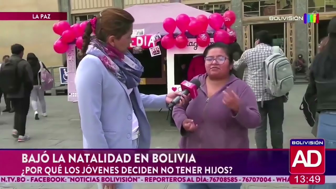 Baja natalidad en Bolivia