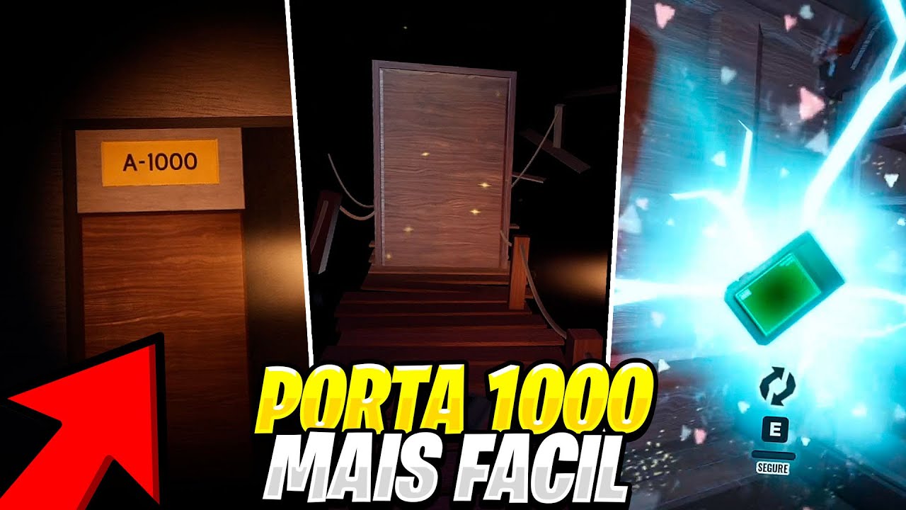DOORS! COMO CHEGAR na PORTA 1000 MAIS FACIL na THE ROOMS!