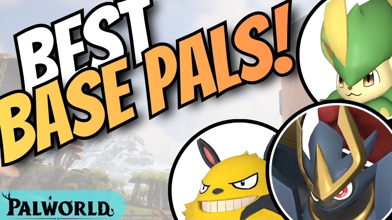 Лучшие палы для базы в Palworld!