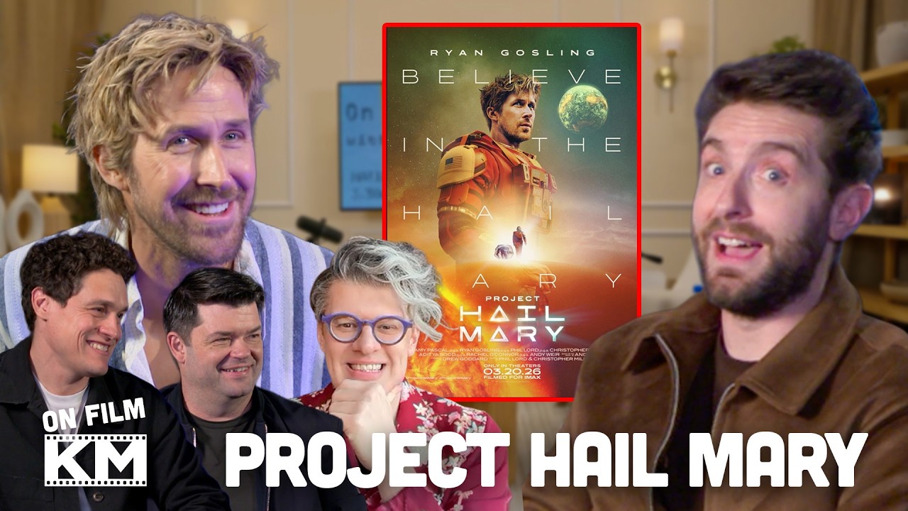 Ryan Gosling, Phil Lord, Chris Miller, & James Ortiz talk Project Hail Mary, IMAX, Fraser, Pemberton
