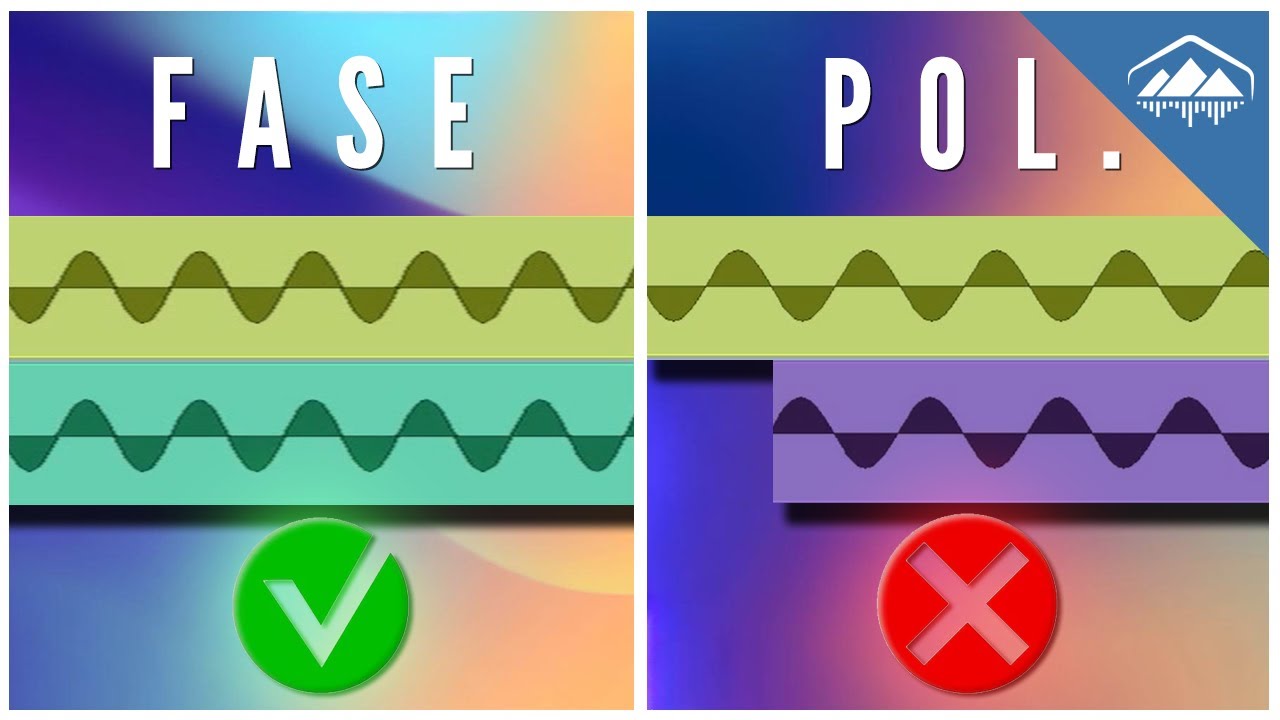 ¿ QUÉ ES LA CANCELACIÓN DE FASE ? DIFERENCIA CON POLARIDAD ! Fácil y rápido