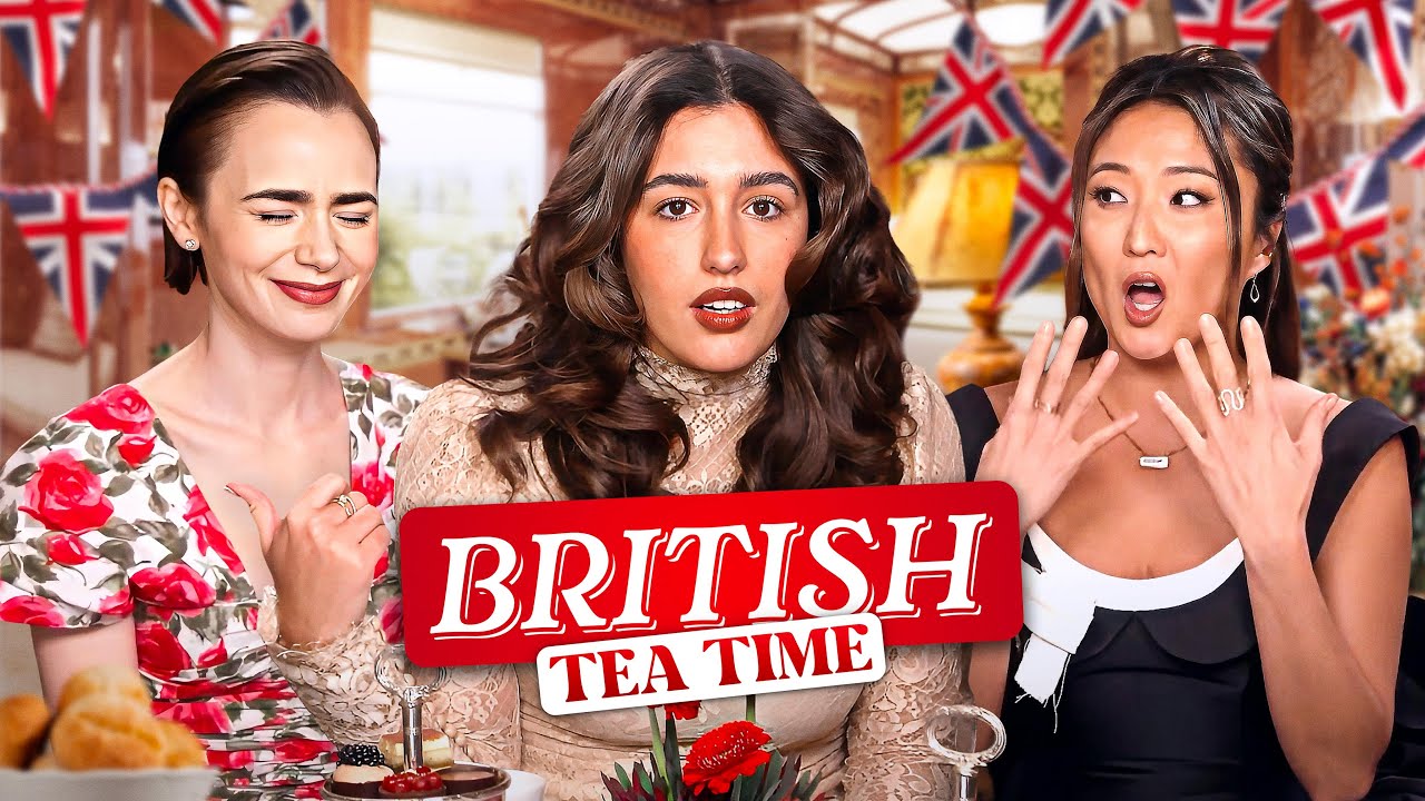 TEA TIME AVEC LILY COLLINS & ASHLEY PARK 
