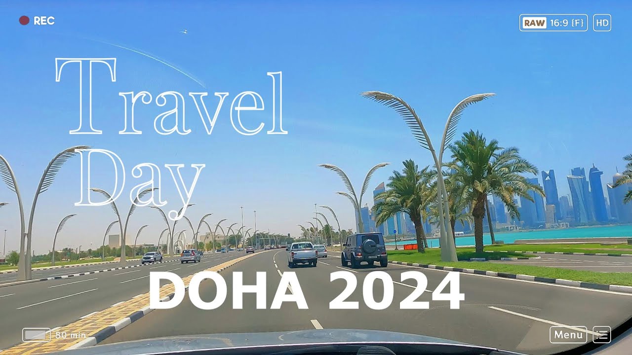 Amazing View in Qatar, City Tour Doha 4K